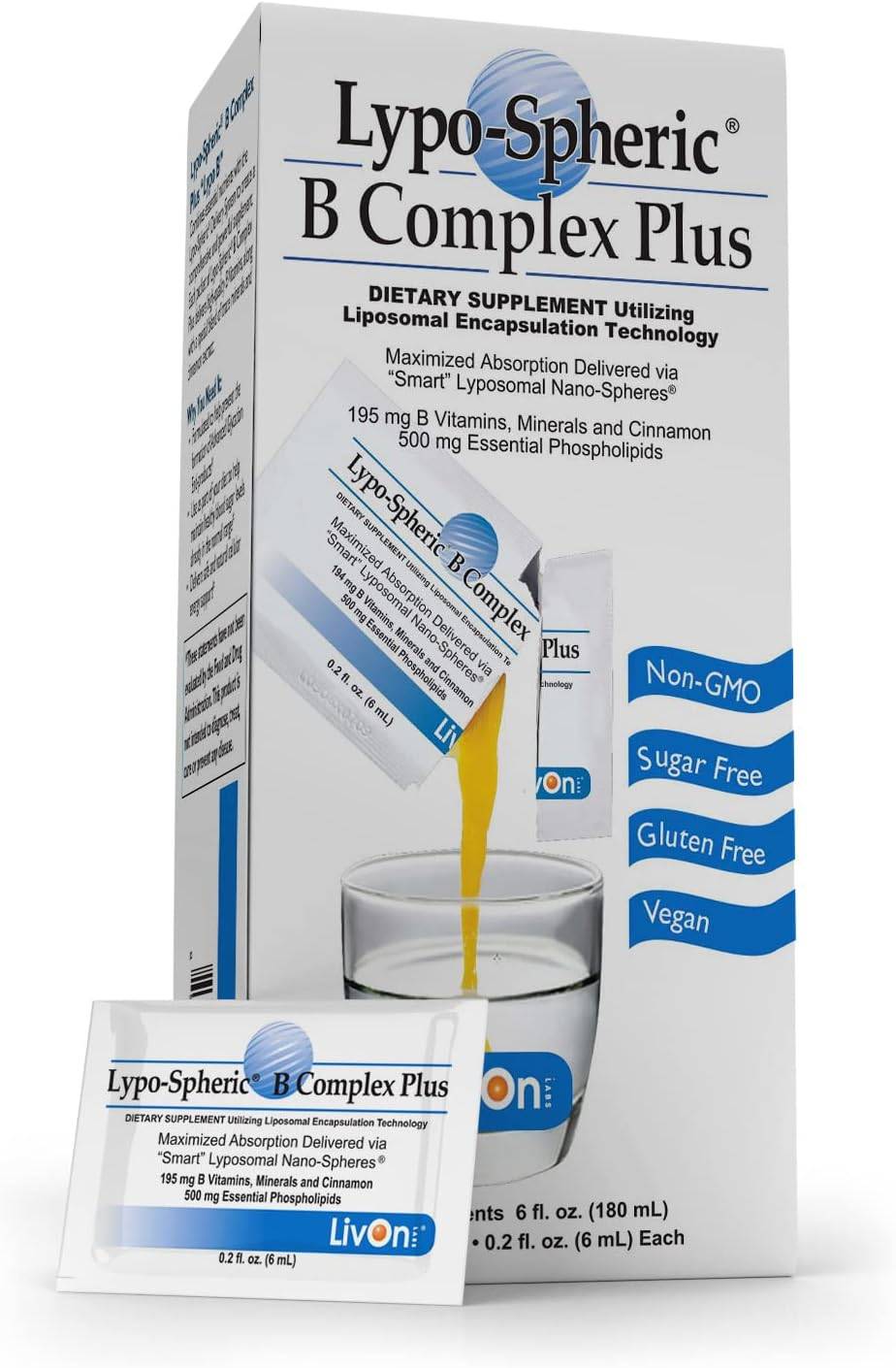 Lypo–Spheric B Complex Plus – 30 Packets