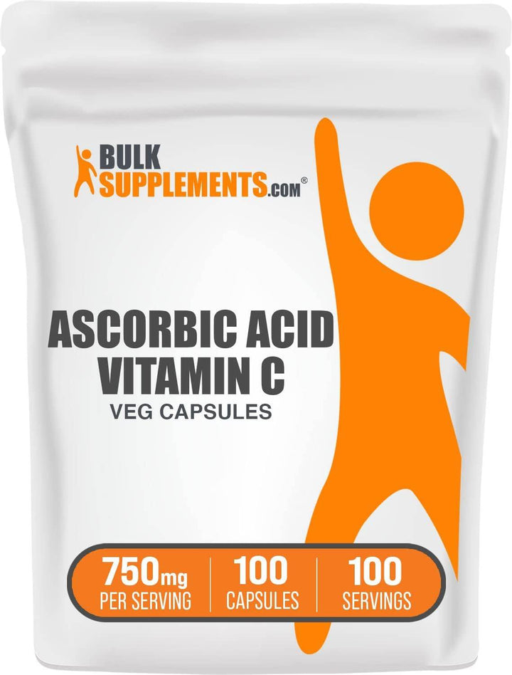 BULKSUPPLEMENTS.COM Ascorbic Acid Capsules - Vitamin C Capsules