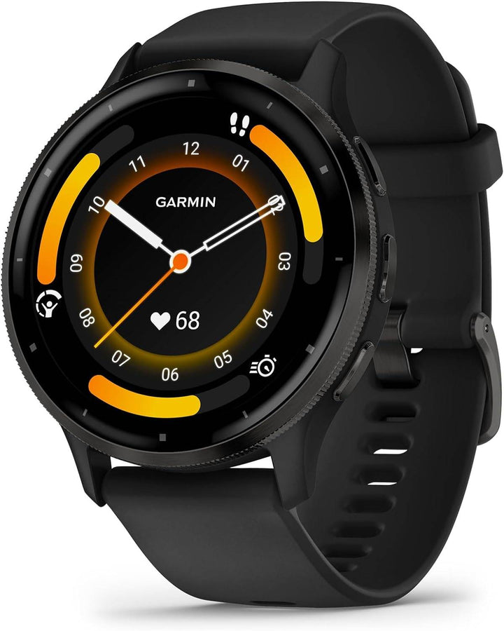 Garmin Venu 3 Slate Stainless Steel Touchscreen Display Smart Watch