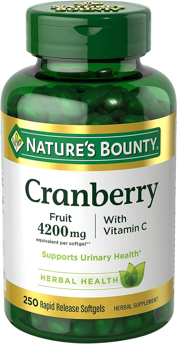 Nature's Bounty Cranberry 4200mg With Vitamin C