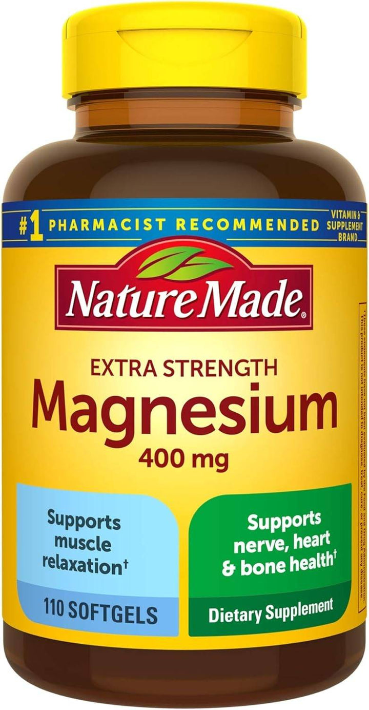 Nature Made Extra Strength Magnesium Oxide 400 mg, 110 Count